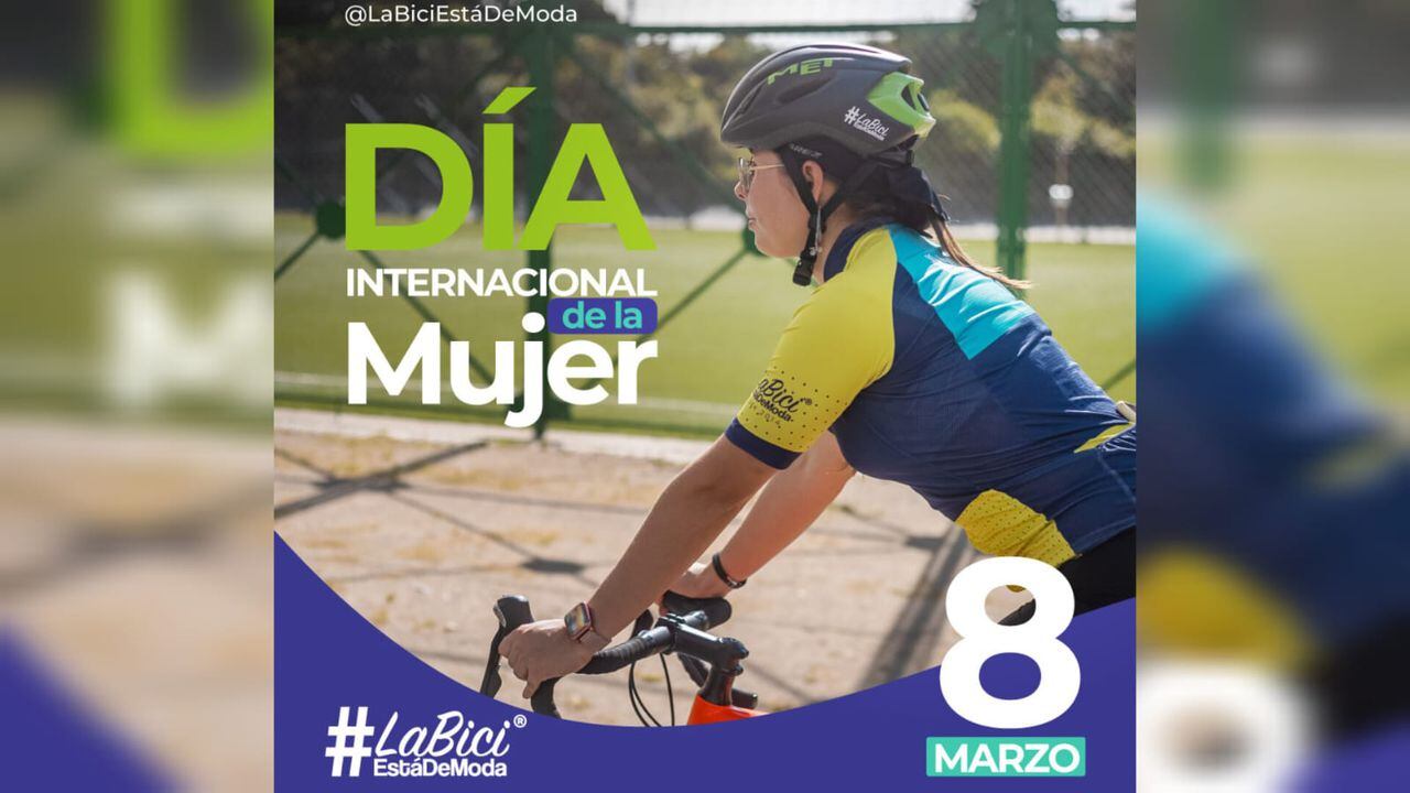 Recorrido en bicicelta en Manizales por el Día Internacional de La Mujer