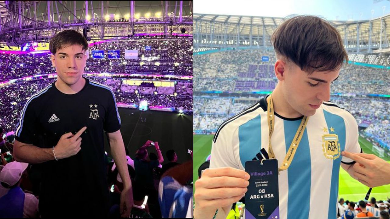 El Youtuber argentino Fran Mg ha vivido de cerca el lujo del Mundial Qatar 2022.