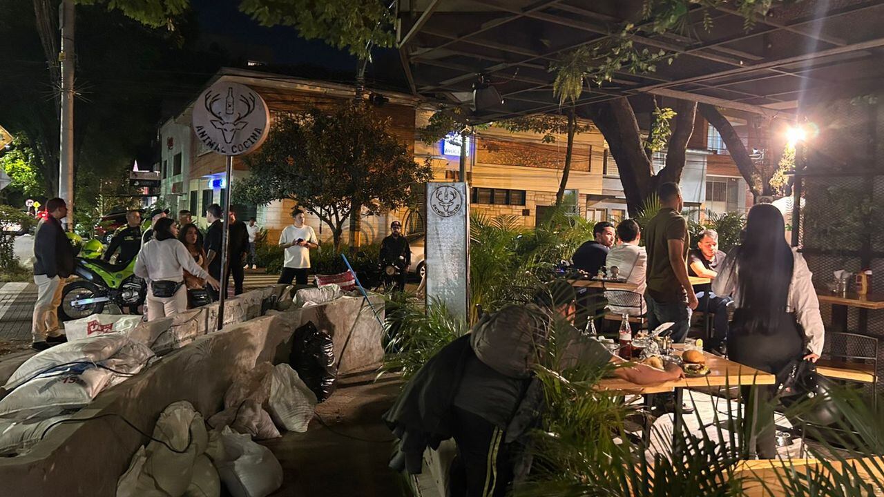 Atraco en restaurante causó revuelo en el barrio Laureles de Medellín.