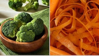 El brócoli y la zanahoria son dos alimentos ricos en luteína los cuales debe incluir en su dieta diaria