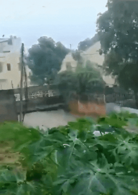 Cartagena inundada. 2 de noviembre de 2023.