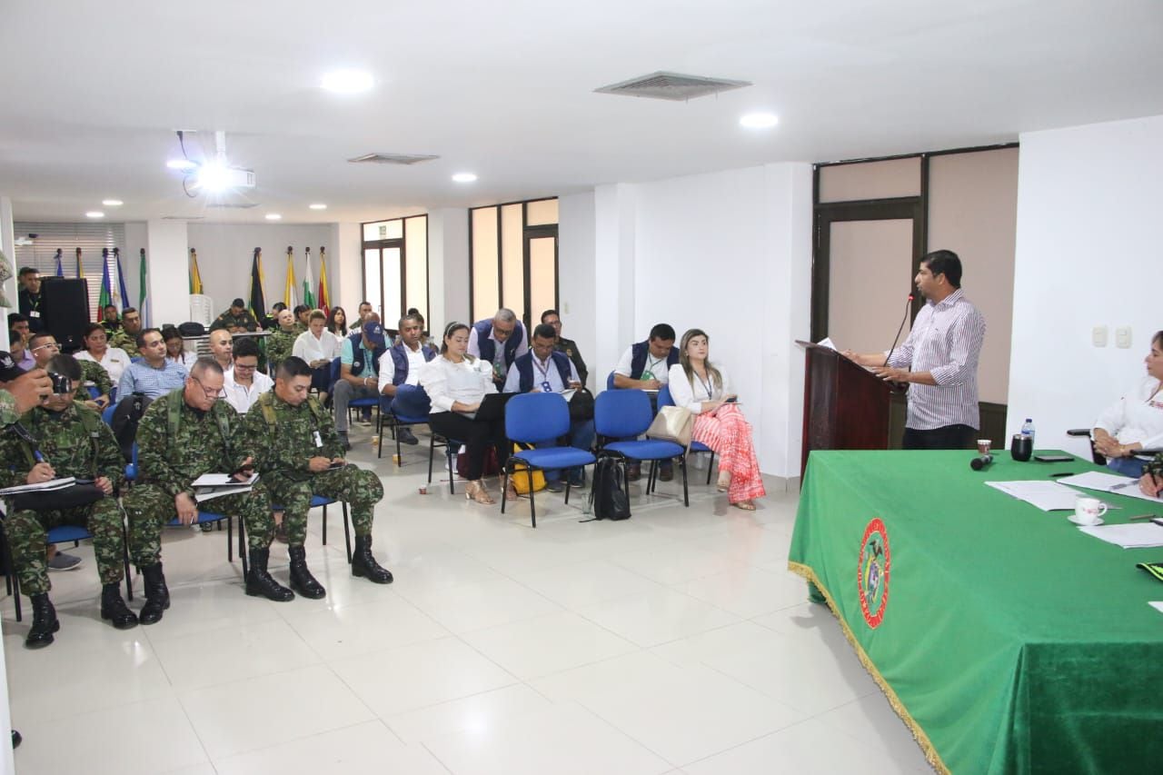 Del consejo seguridad participó el gobernador de Córdoba, delegados del Ministerio del Interior, la Fiscalía, la Procuraduría y el Ejército Nacional.
