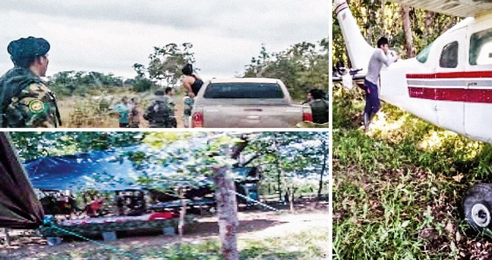  centro de operaciones  Santrich vivía y operaba en Venezuela, en campamentos con carpas azules, rudimentarios, rodeados de vegetación. Incluso a su servicio tenía una avioneta para movilizar cargamentos de droga.