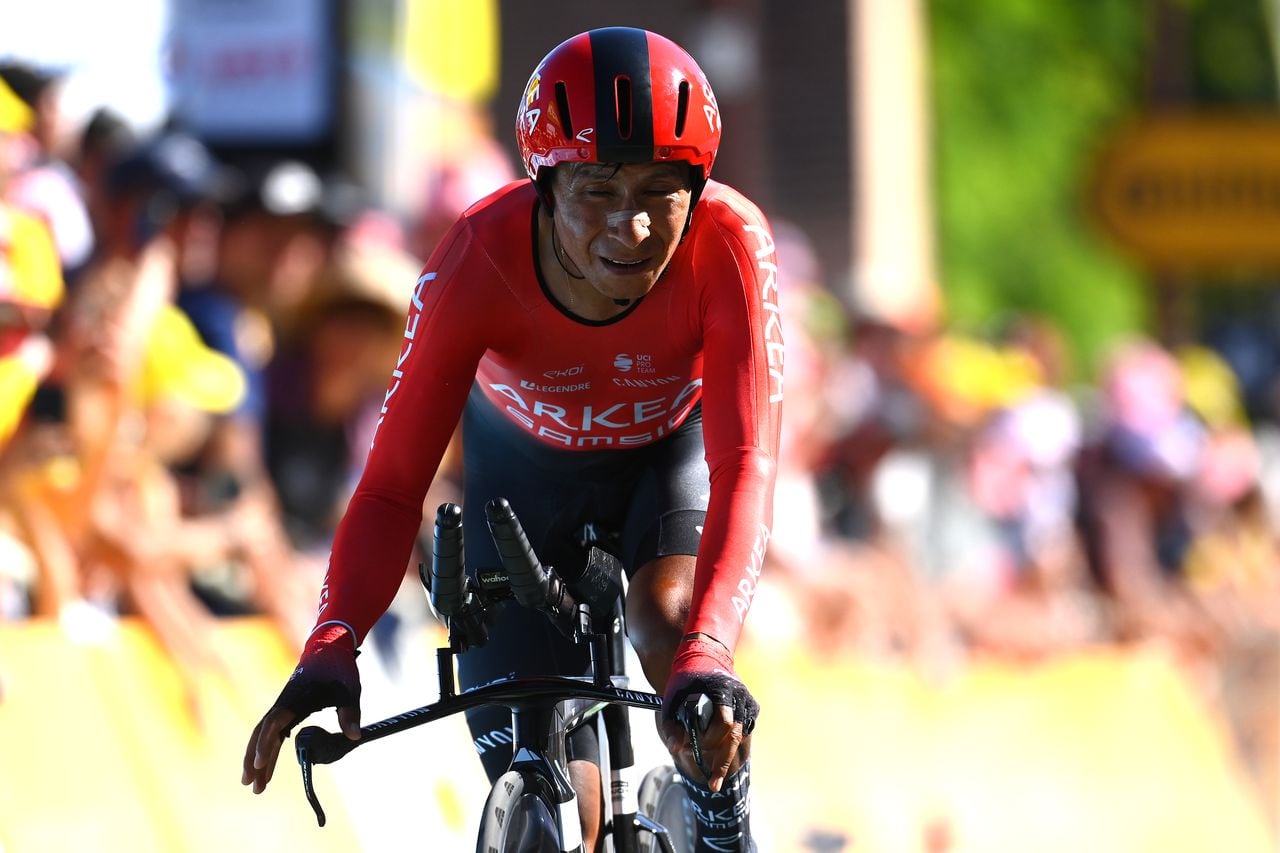Nairo Quintana, ciclista colombiano, en la etapa 20 del Tour de Francia 2022