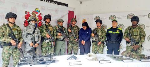 Captura de presunta integrante de las disidencias de las Farc en el Tolima.