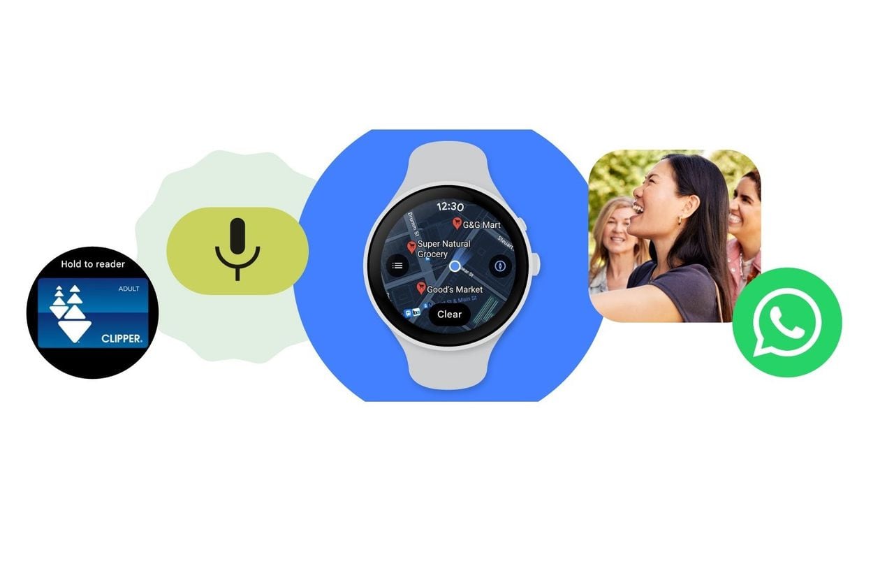 Google Mensajes permite enviar notas de voz desde el 'smartwatch' con Wear OS.