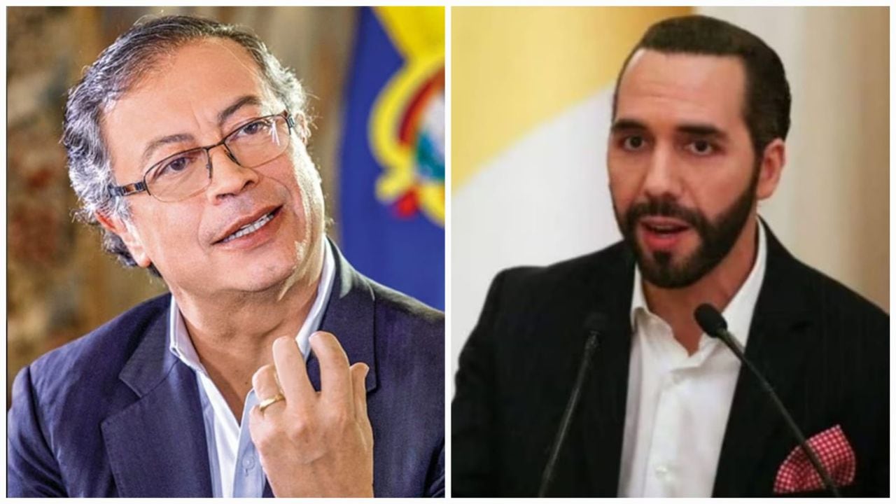 Se agudizan las tensiones entre los presidentes de Colombia, Gustavo Petro, y de El Salvador, Nayib Bukele.
