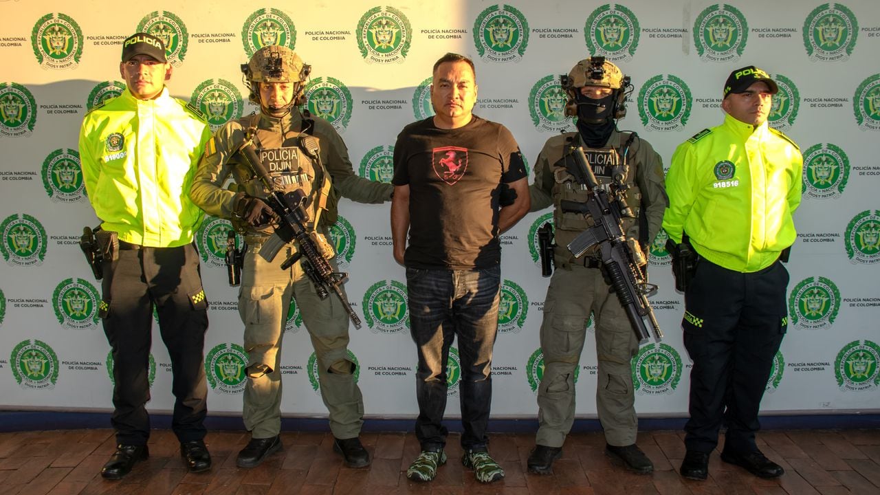 Captura de alias Tito el Borracho, un poderoso narco, según la Policía.