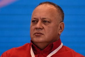 Constituent Assembly President Diosdado Cabello. (Photo by Carolina Cabral/Getty Images)
