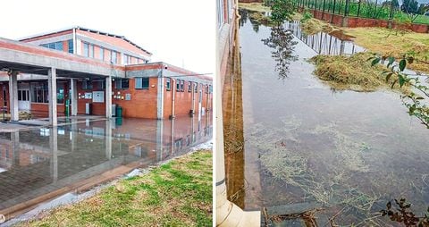     El colegio San Gabriel de Cajicá, Cundinamarca, fue cerrado por falta de agua potable y energía; 1.400 alumnos resultaron afectados.