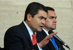 El presidente del Congreso, Juan Orlando Hernández, quien ha afirmado que "el Estado de Honduras seguirá ejerciendo su derecho a la soberanía en materia de defensa y relaciones exteriores sobre las ciudades modelos".