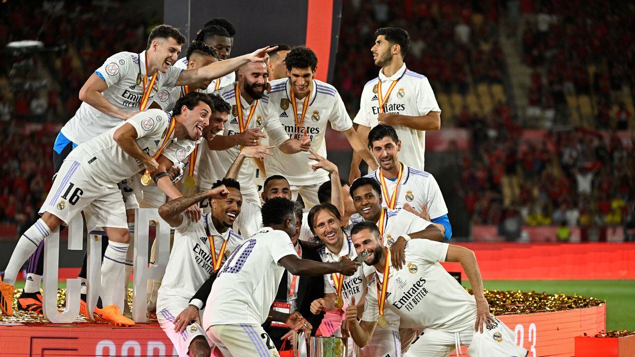 Real Madrid ganó su Copa del Rey número 20 en la historia. Foto: AFP.