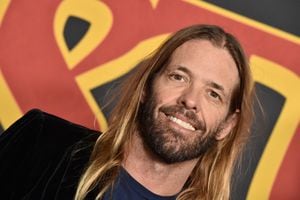 HOLLYWOOD, CALIFORNIA - FEBRUARY 16: Taylor Hawkins attends the Los Angeles Premiere of "Studio 666" at TCL Chinese Theatre on February 16, 2022 in Hollywood, California. (Photo by Axelle/Bauer-Griffin/FilmMagic)