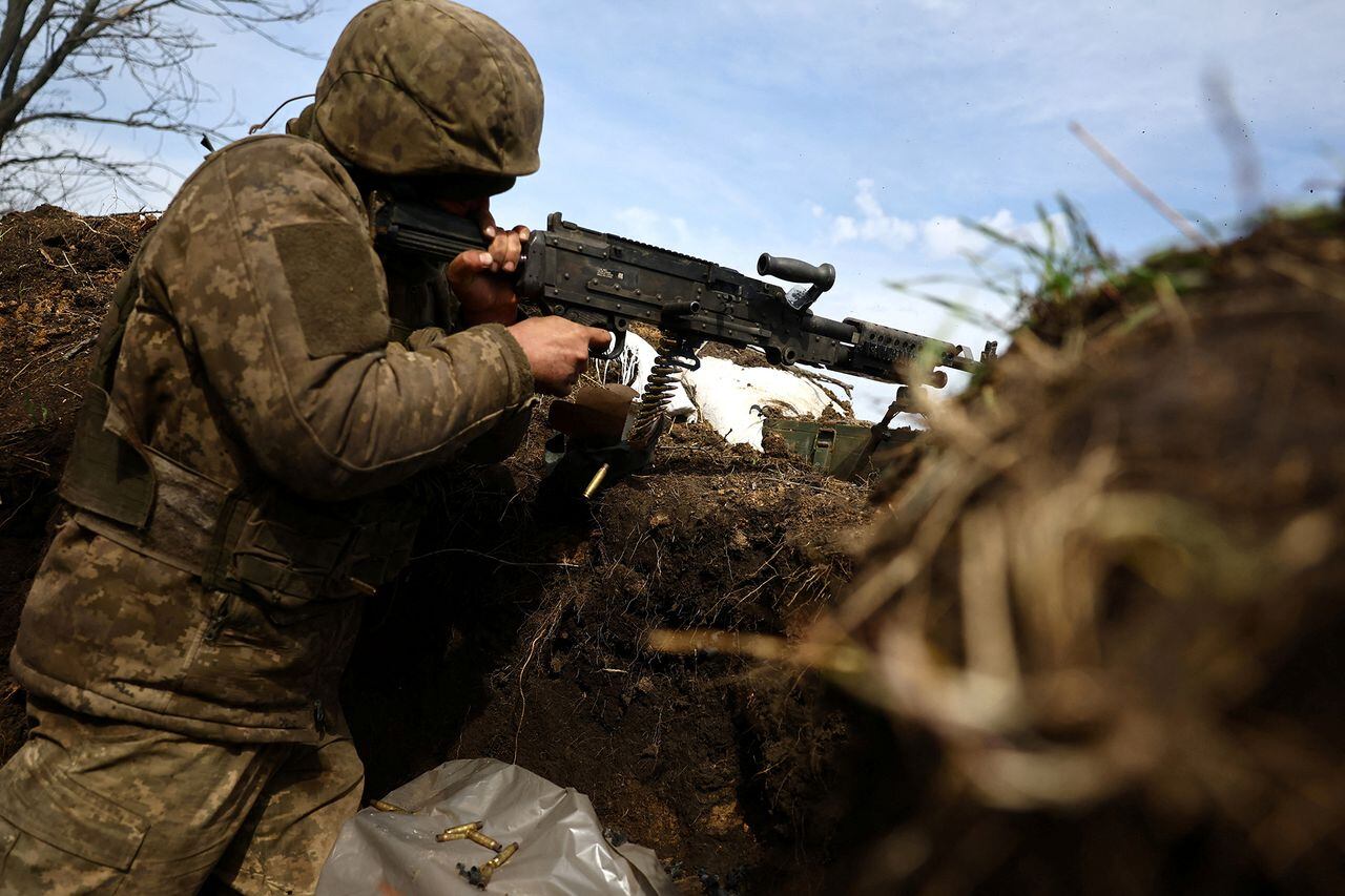 En imágenes : La lucha en las trincheras en el frente de Ucrania