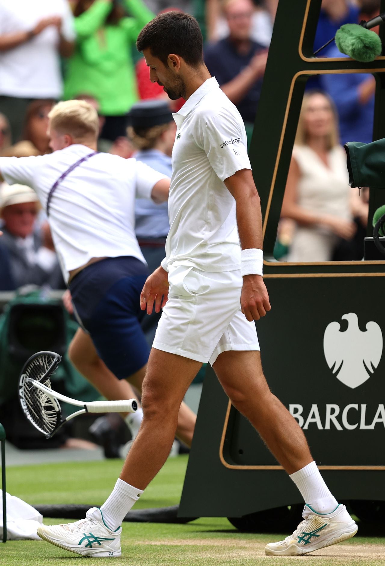 Novak Djokovic perdió la final de Wimbledon.