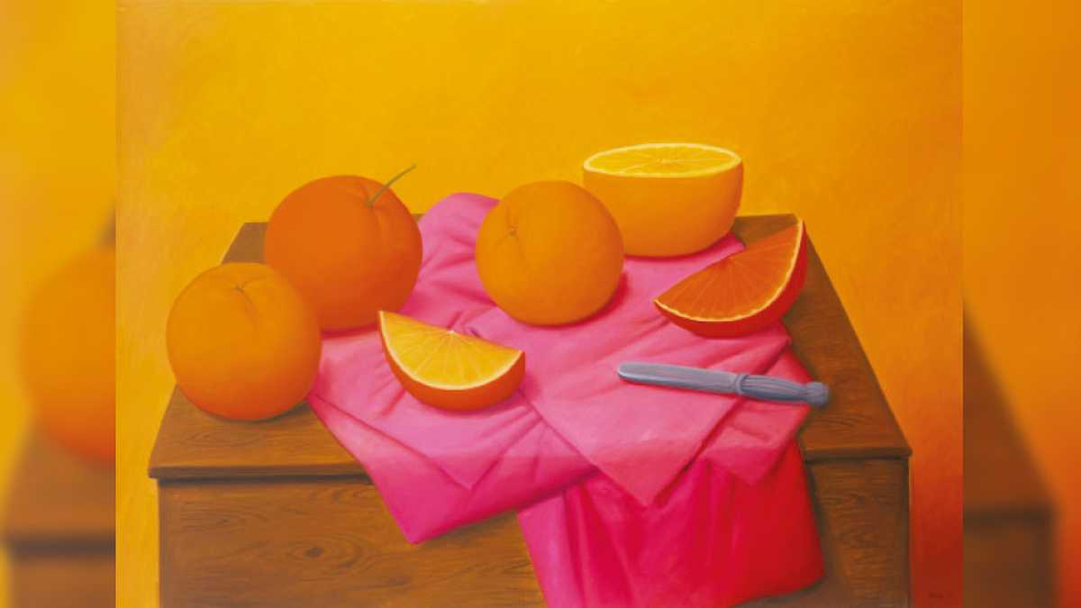Naranjas, 2008 - Óleo sobre lienzo.