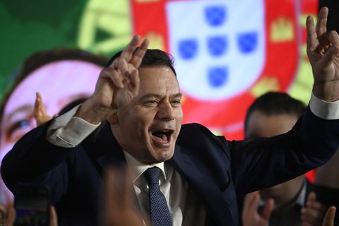 El líder de la Alianza Democrática (AD), Luis Montenegro