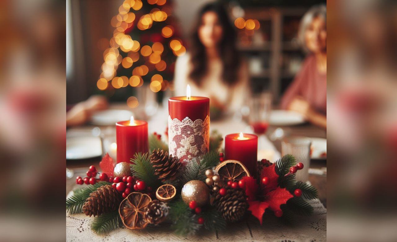 Un ritual popular para la Navidad consiste en encender velas especiales.
