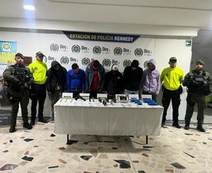 Golpe al Tren de Aragua: cayeron seis miembros que extorsionaban a comerciantes del centro y sur de Bogotá; les cobraban $400.000 mensulaes