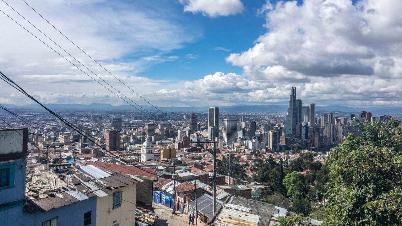 Panorámica de Bogotá desde el barrio Egipto