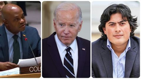 Luis Gilberto Murillo, Joe Biden y Nicolás Petro.