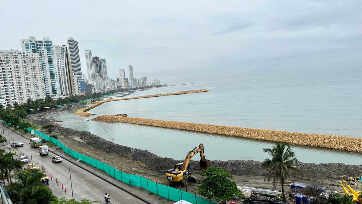 Dragado protección costera Cartagena