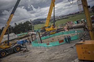 Tuneladoras Acueducto 
Proyecto PTAR CANOAS
Miercoles 18 de Abril del 2018
Foto Sergio Ivan Acero Yate - Revista Dinero