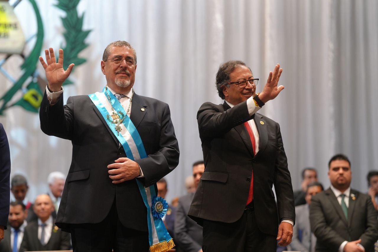 Bernardo Arévalo y Gustavo Petro.