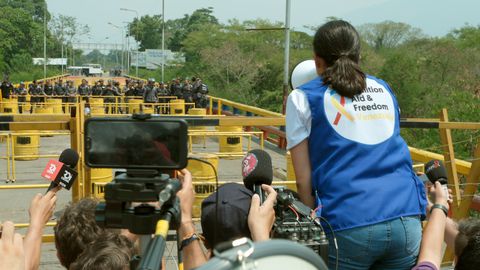 Momentos de caos y tensión se vivieron el 23 de febrero de 2019, en la frontera de Norte de Santander y el estado Táchira (Venezuela).
