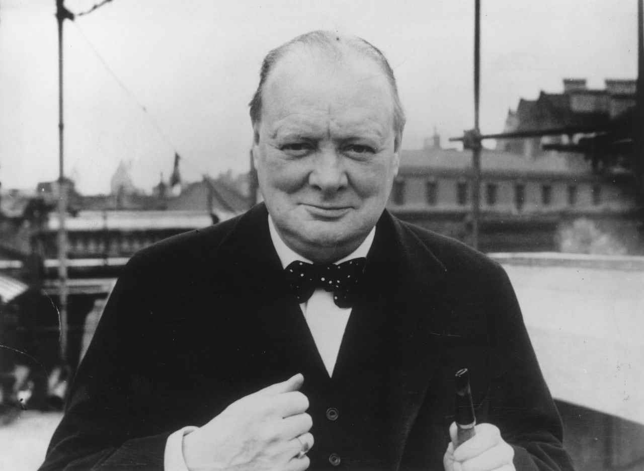 April 1939:  British Conservative politician Winston Churchill.  (Photo by Evening Standard/Getty Images)