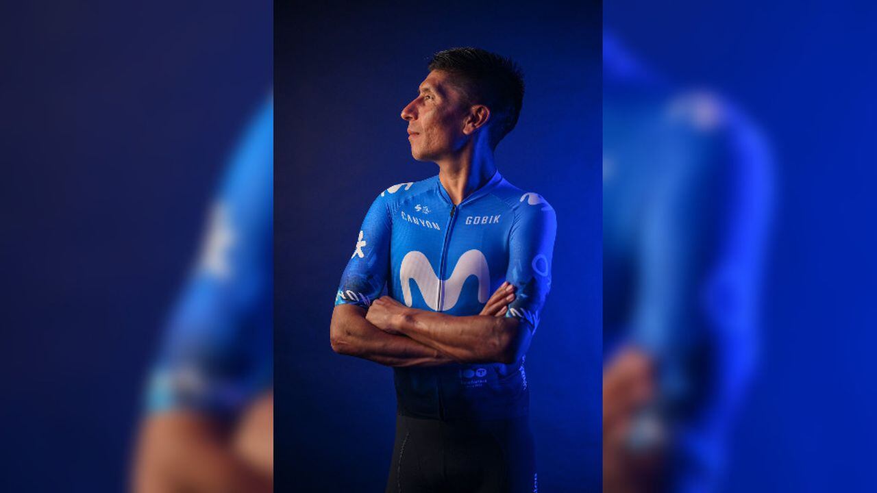 Nairo Quintana, ciclista colombiano al servicio del Movistar Team