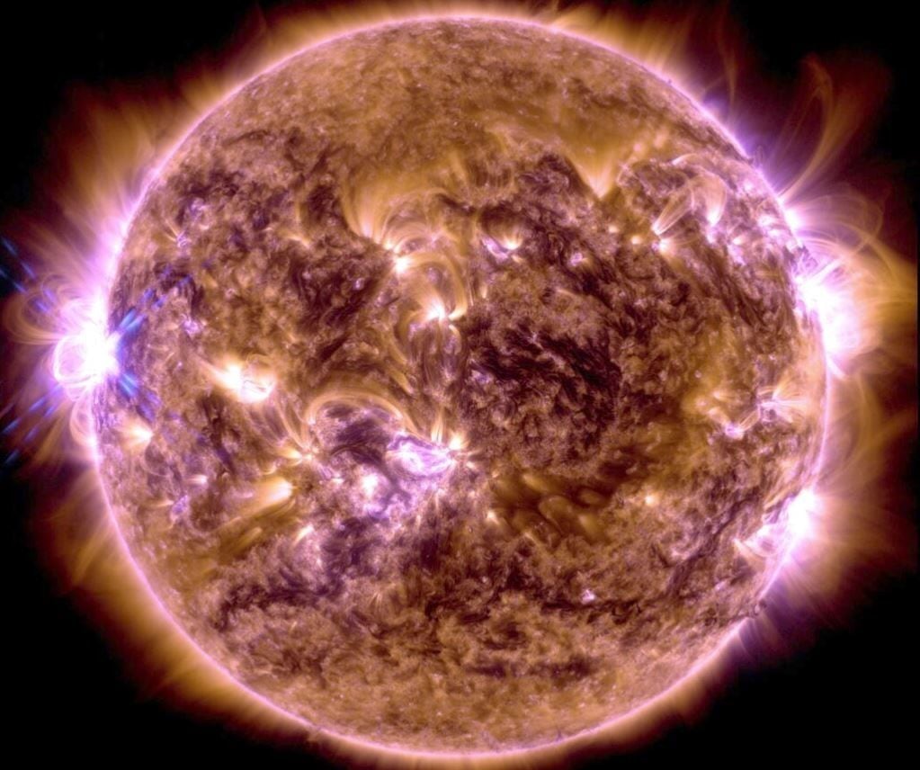 El Sol despidió 2023 con una fuerte descarga electromagnética