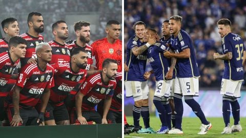Flamengo y Millonarios comparten grupo en la Copa Libertadores 2024