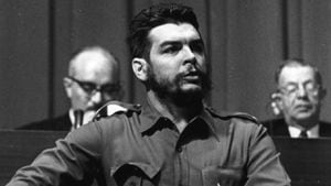 El Che Guevara fue capturado por el ejército boliviano el 8 de octubre de 1967. Foto:  Keystone/Getty Images.