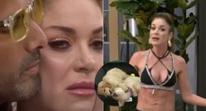 “Lloró más que por el marido”: Critican a Nataly Umaña por reacción a la llegada de los perritos a La casa de los famosos Colombia