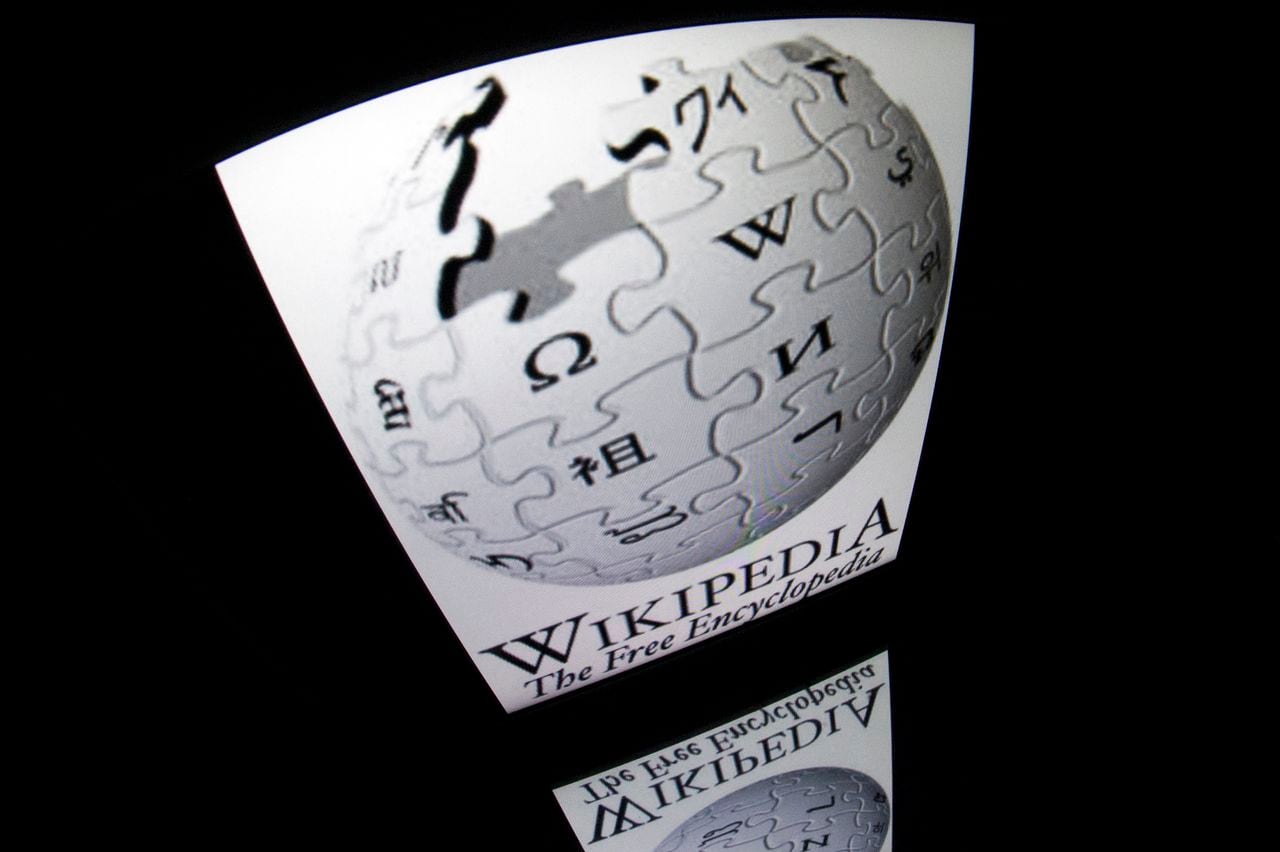 Wikipedia logo . Foto: Lionel BONAVENTURE / AFP.