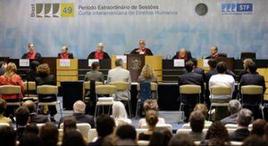 La Corte Interamericana de Derechos Humanos sesiona en Brasilia su 49 sesión extraordinaria, dedicada al caso del Palacio de Justicia.