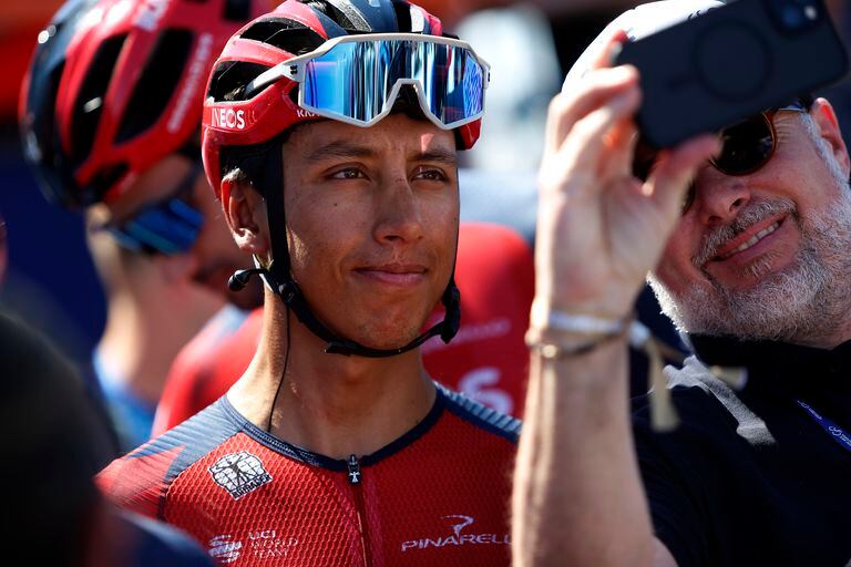 SAN JUAN, ARGENTINA - JANUARY 28: Egan Arley Bernal Gomez of Colombia and INEOS Grenadiers during the 39th Vuelta a San Juan International 2023, Stage 6 a 144.9km stage from Velódromo Vicente Chancay to Velódromo Vicente Chancay / #VueltaSJ2023 / on January 28, 2023 in San Juan, Argentina. (Photo by Maximiliano Blanco/Getty Images)