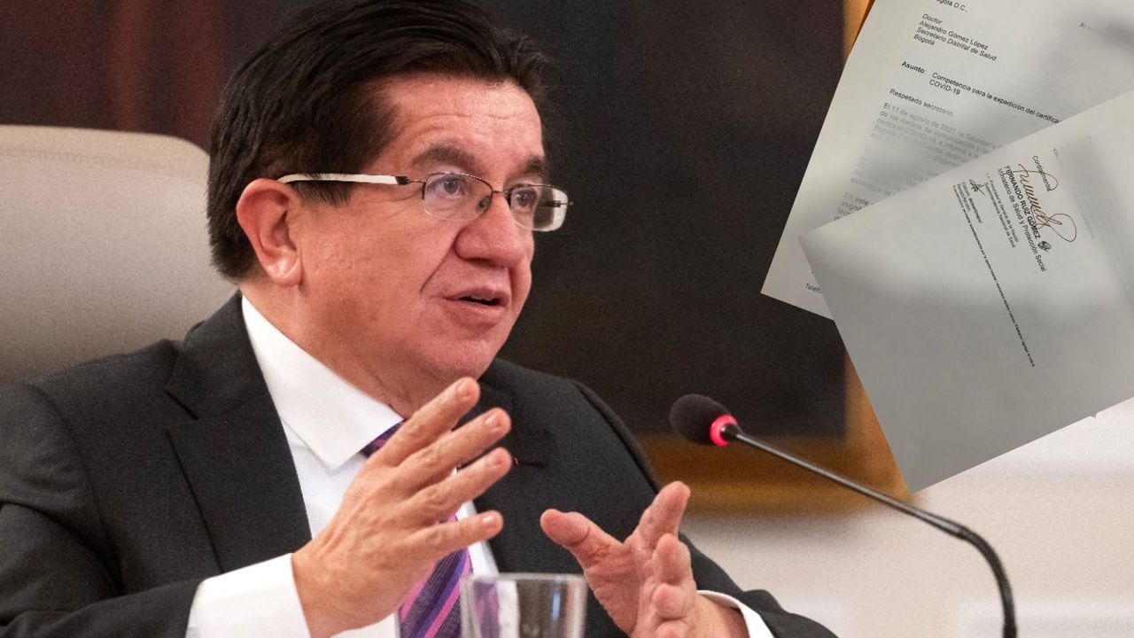Fernando Ruiz envío carta al secretario de Salud de Bogotá