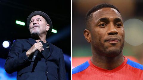 El cantante Rubén Blades le dedicó unas emotivas palabras de despedida al futbolista.