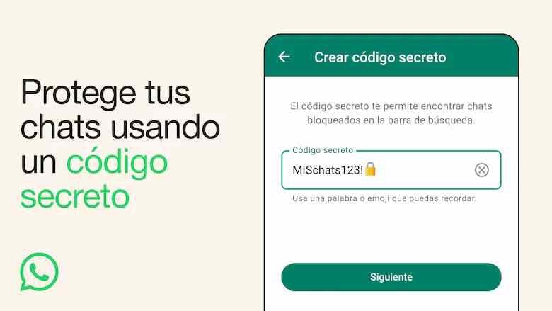 WhatsApp lanza los códigos secretos para ocultar y proteger chats