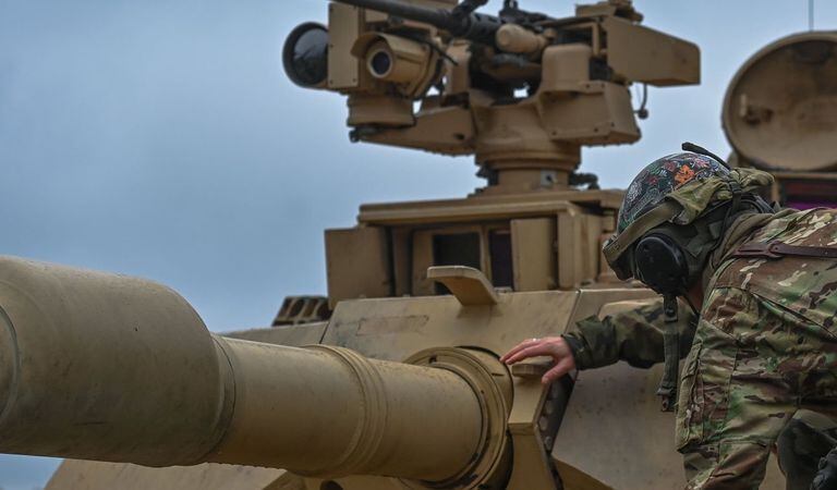 Serán en total 31 tanques Abrams los que llegarán a territorio ucraniano para que el ejército de ese país pueda usarlos en su defensa ante la invasión de Rusia