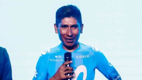 Nairo Quintana, ciclista del Movistar Team