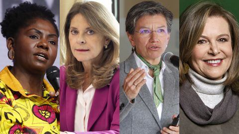 Algunas de las mujeres que marcaron la historia política de Colombia.