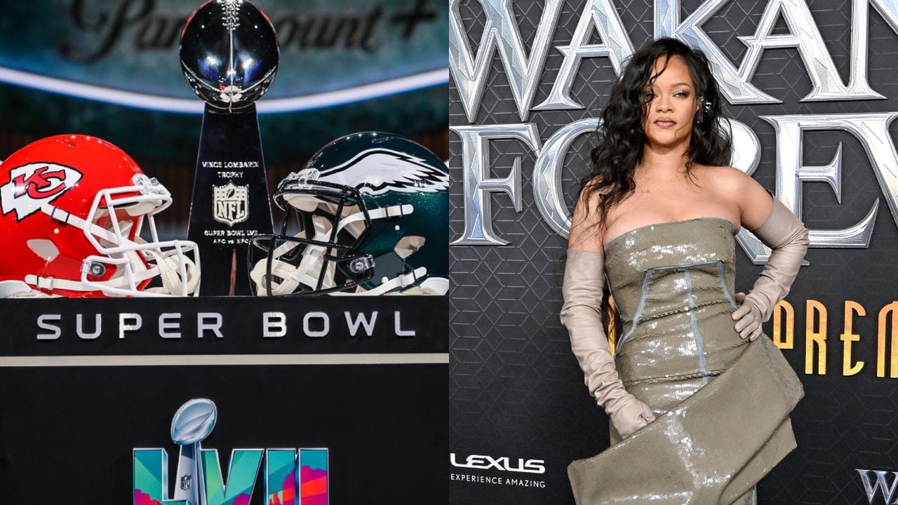 Super Bowl, Rihanna. Foto: Getty Images/Anthony Behar/PA Images//Getty Images/Axelle/Bauer-Griffin/FilmMagic