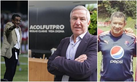 Víctor Luna, extécnico del Medellín, Carlos González Puche de Acolfutpro y William Villa, expreprador físico han sido los representantes de la lucha por las pensiones en el fútbol colombiano