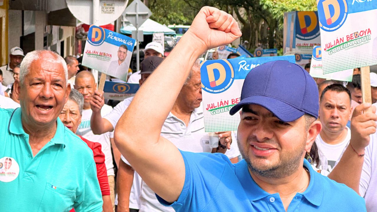 Julián Bedoya es candidato a la Gobernación de Antioquia.