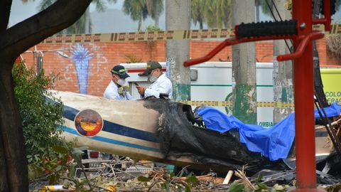 En el accidente falleció un piloto y un cadete resultó herido. Foto: Jorge Orozco/ El País