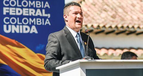  Rodrigo Hernández, alcalde de Rionegro, denunció que lo callaron en un evento.