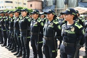 254 mujeres patrulleras de la Policía llegó al Valle del Cauca para sumarse al pie de fuerza y fortalecer la seguridad del departamento,